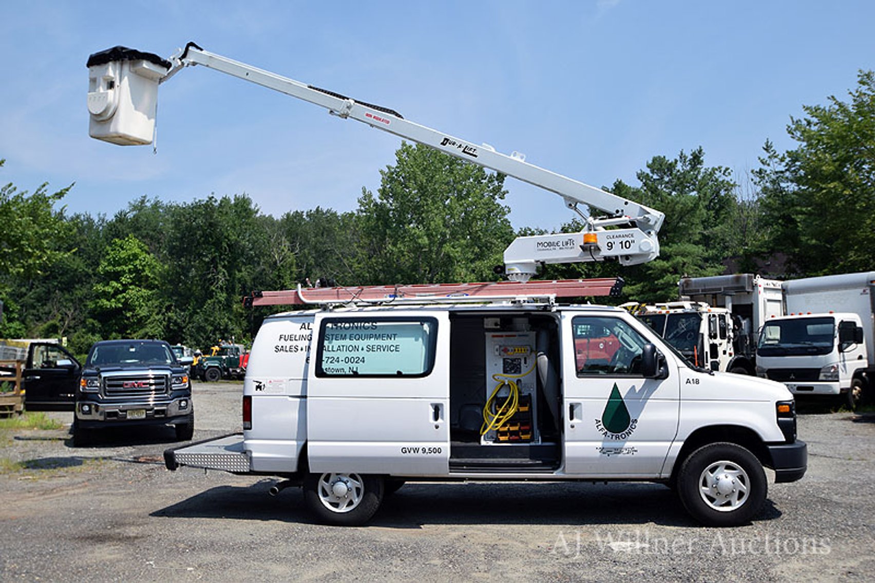 Cargo Vans, Bucket Truck & Cadillac Escalade