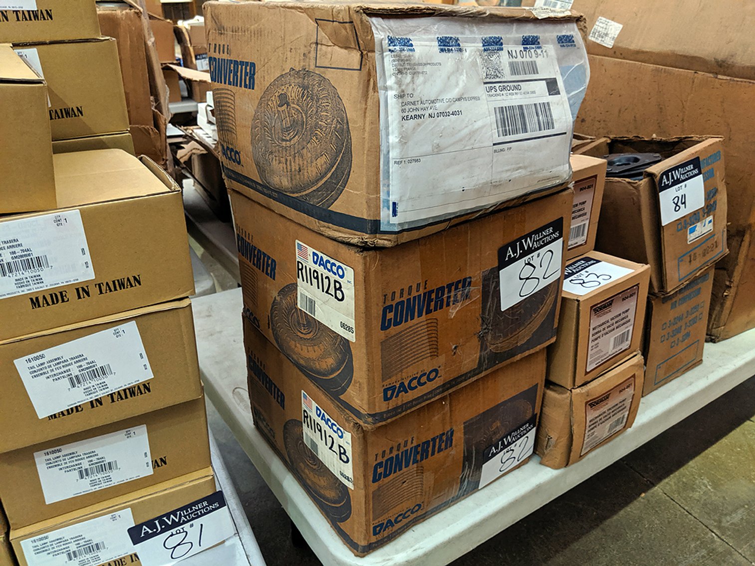 Image for A Large Warehouse Inventory of Auto Parts