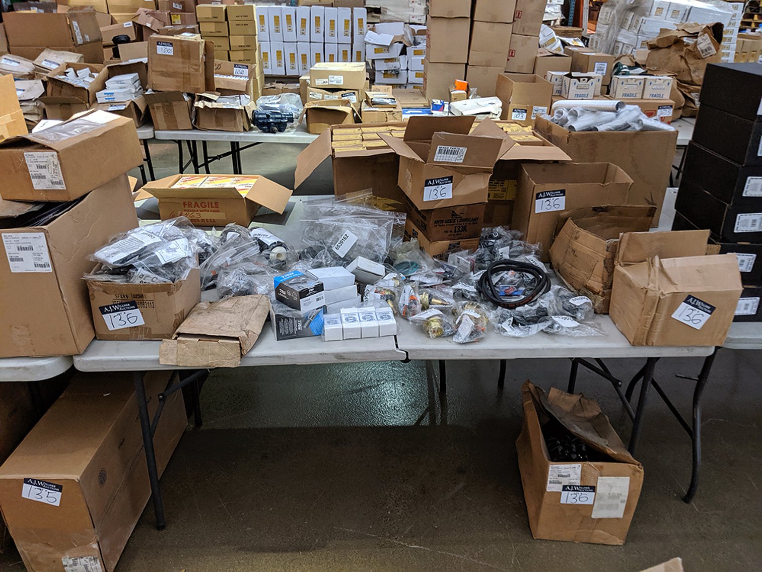 Image for A Large Warehouse Inventory of Auto Parts