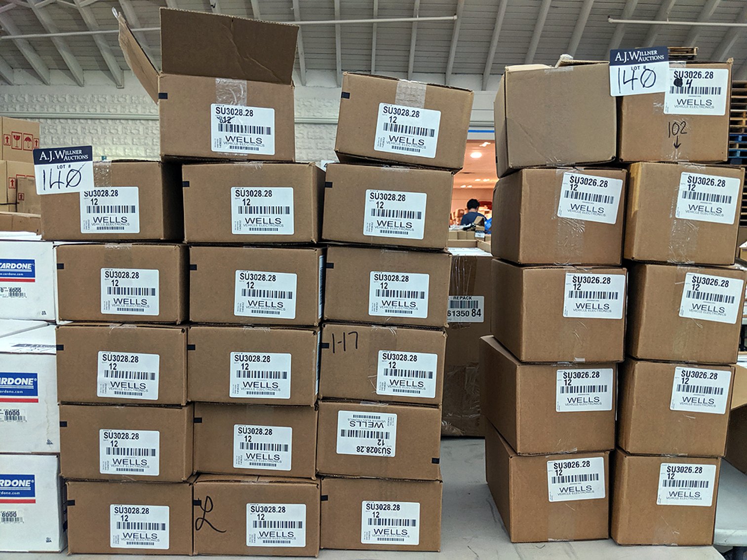 Image for A Large Warehouse Inventory of Auto Parts