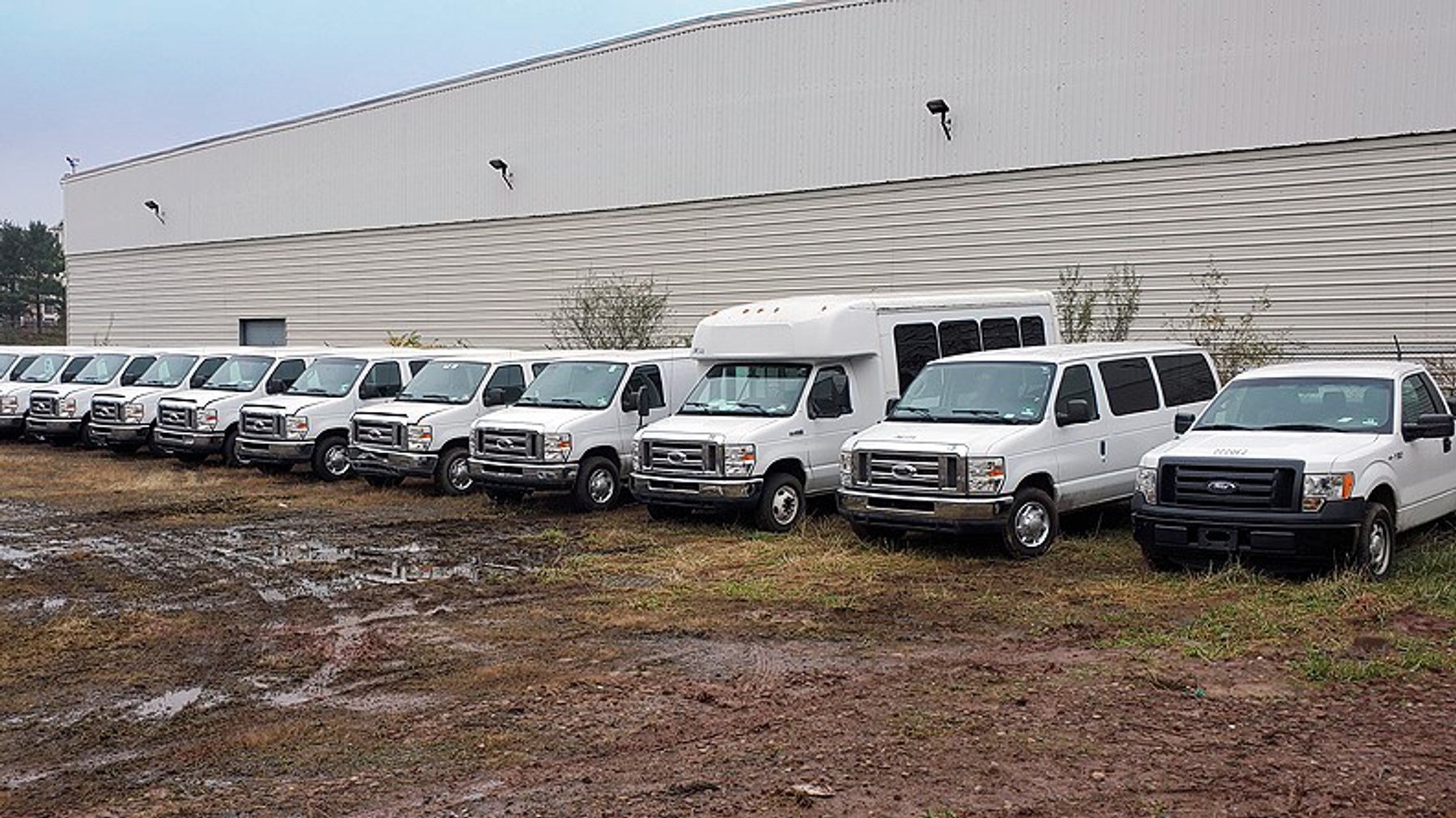 Image for A Fleet of 65 Late Model Passenger Vans & Pick Up Trucks