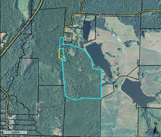 Image for Warm Springs, GA: 3BR/1BA Restored Farmhouse and 2BR/1.5BA Custom Log Cabin on 68.4± Acres at 1101 & 1103 Hudson Rd, Warm Springs, GA 30084  (Meriwether County)