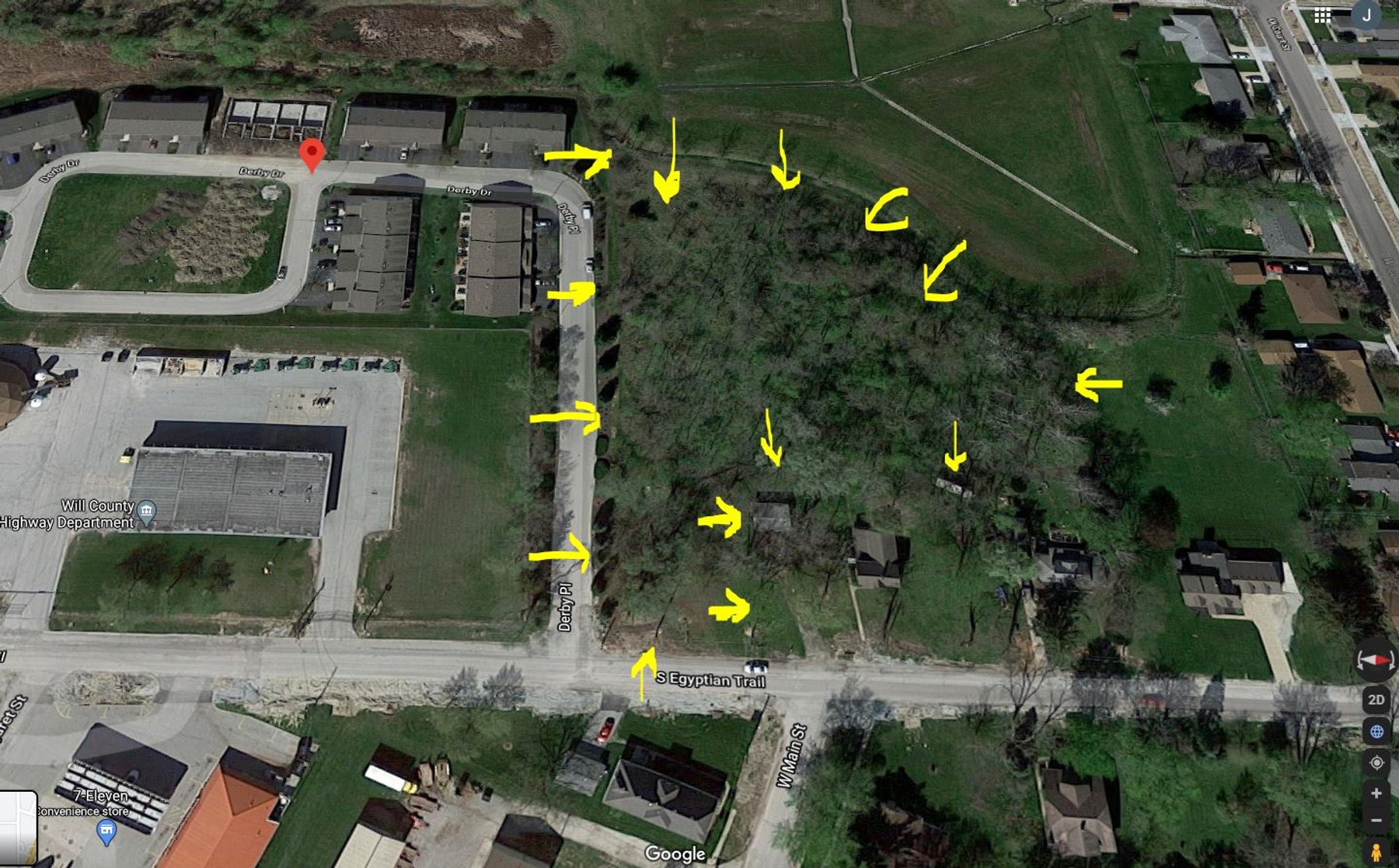 Image for Monee, IL: 2.77±Acre Development Tract at 28560 Egyptian Trail, Monee, IL 60449 (Will County)