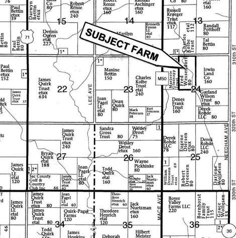 Image for Sac County, Iowa Farmland Auction!