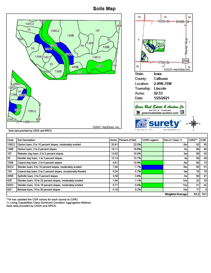 Image for Calhoun County, Iowa Farmland Auction