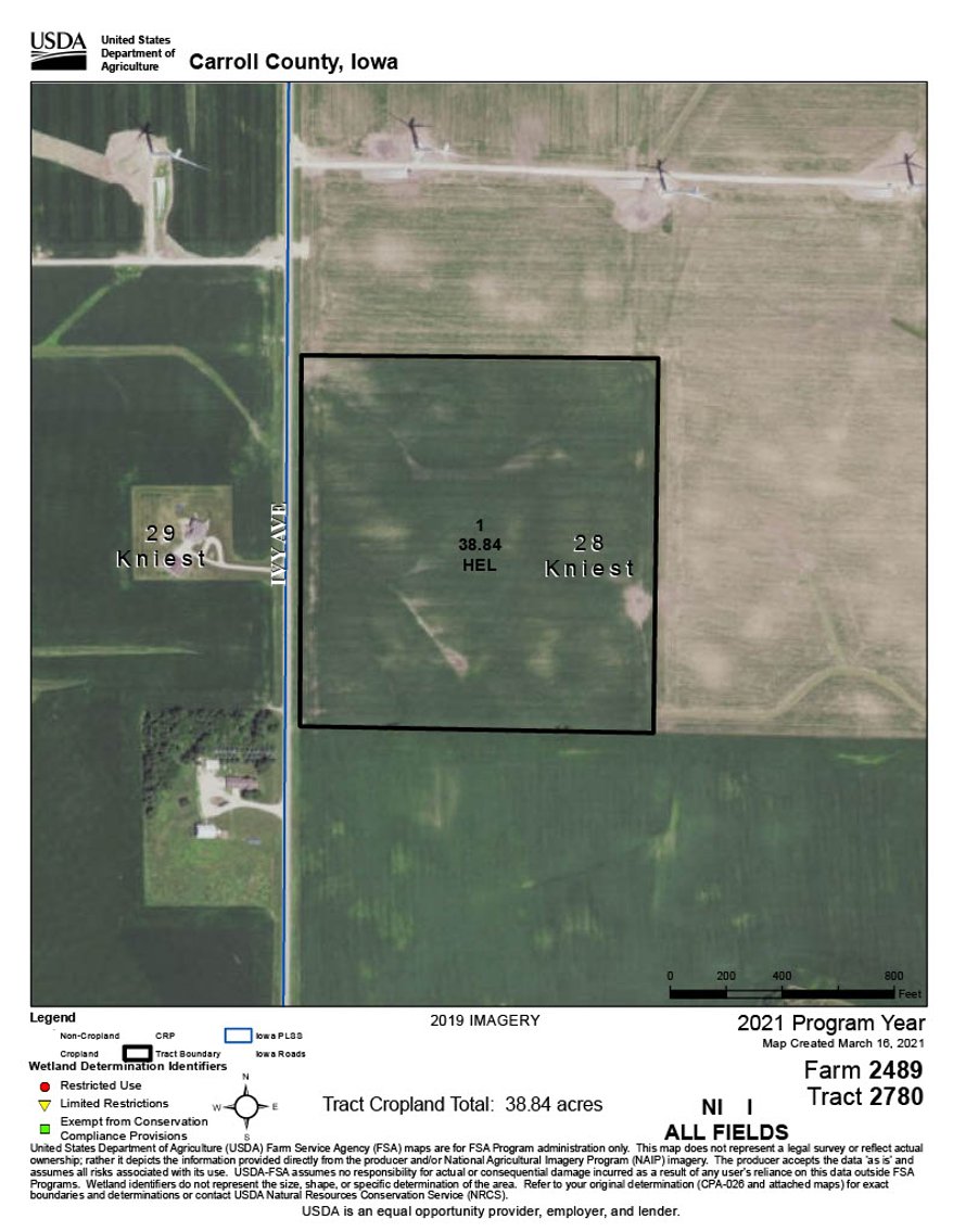 Image for Carroll County, Iowa Farmland Auction
