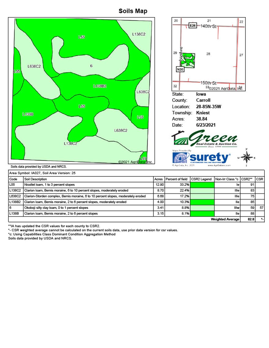 Image for Carroll County, Iowa Farmland Auction
