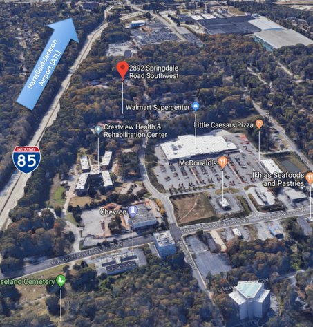 Image for Atlanta, GA: 2.1± Acre Commercial Tract at 2892 Springdale Rd SW, Atlanta, GA 30315 (Fulton County)