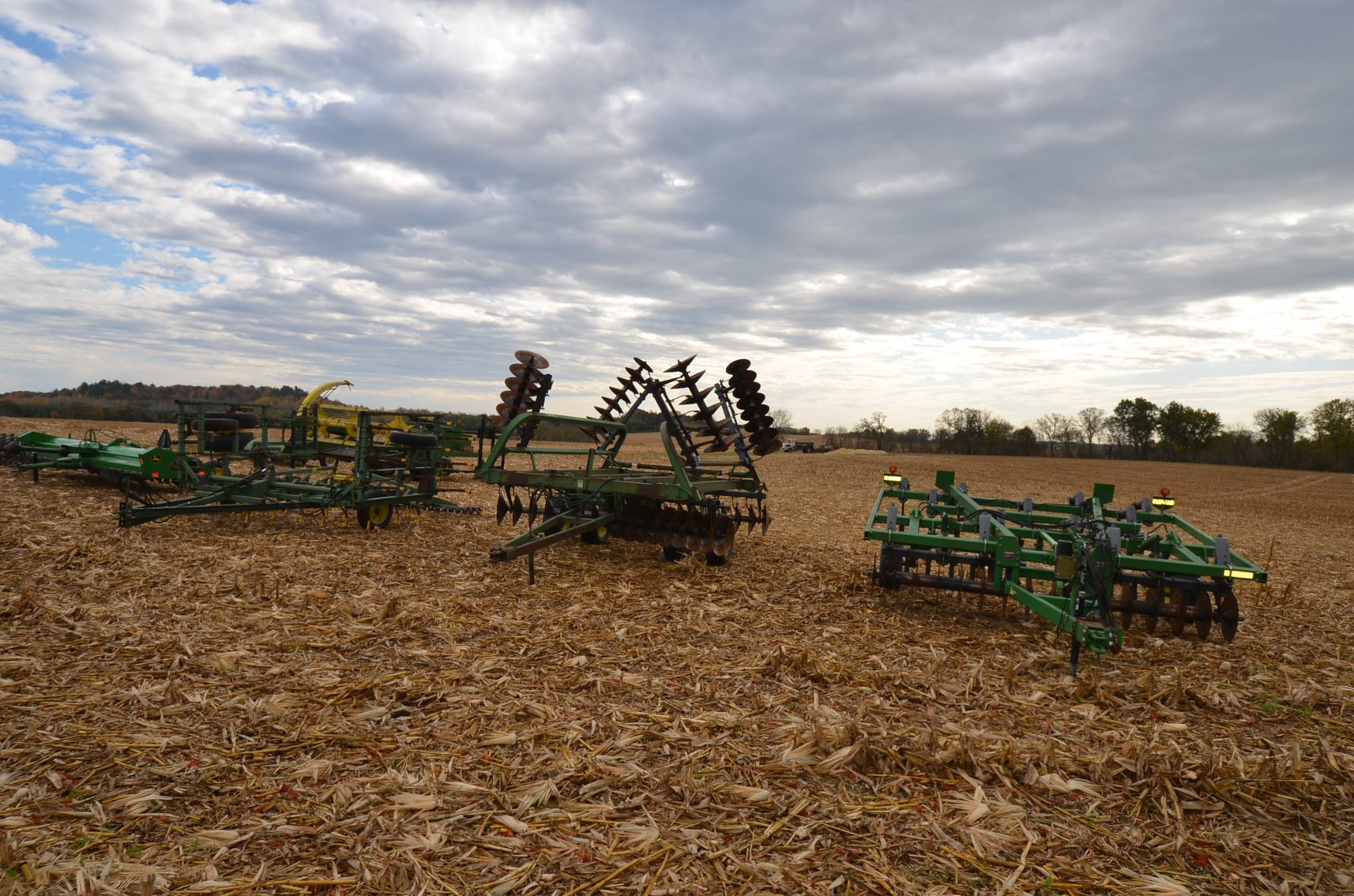 Image for JD 9400 COMBINE, JD 4250 TRACTOR, AND JD FARM EQUIPMENT