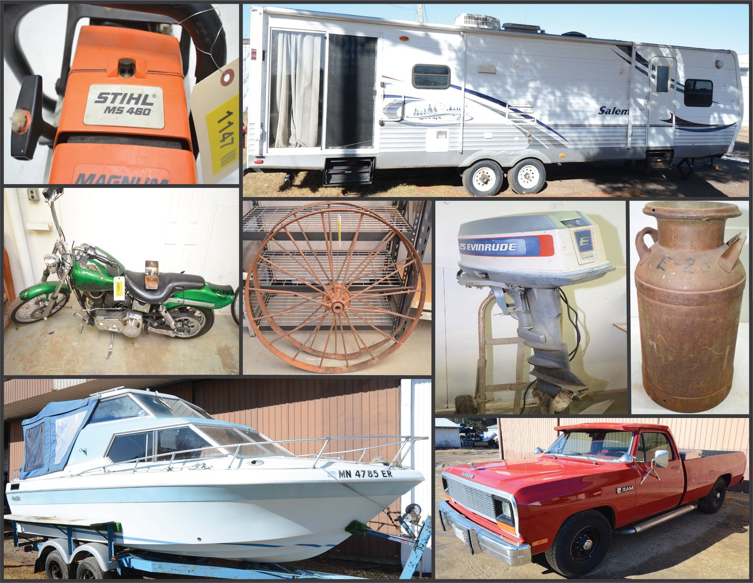 Image for DODGE TRUCK, CAMPER, HARLEY, LAWN & GARDEN, TOOLS, PAINTING & DRYWALL, AND MORE...