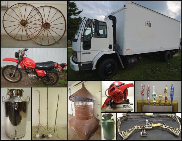 BOX TRUCK, ATTACHMENTS, GUNS, & COLLECTIBLES - Mondovi, WI