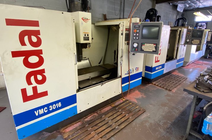 Fadal Vertical Machining Centers & Hitachi Seiki CNC Hitec-Turn 20S III CNC Lathe