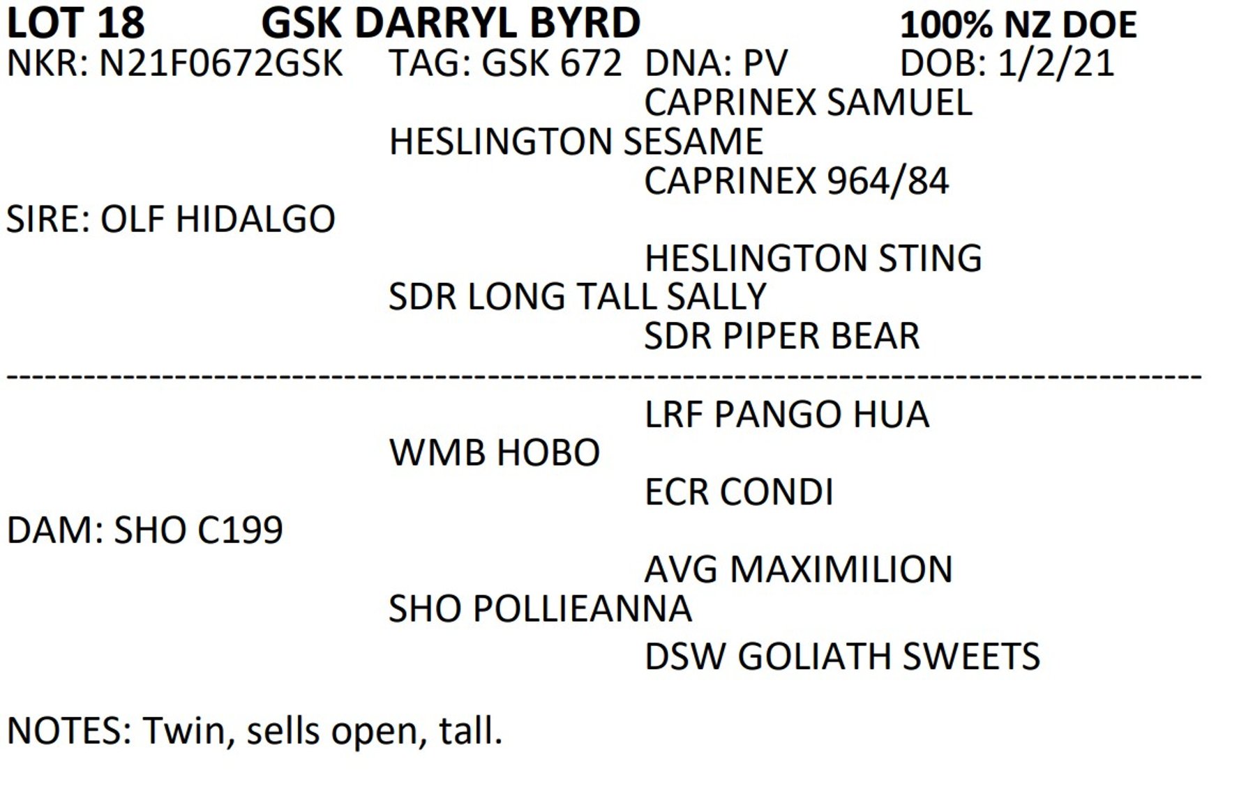 Image for 2022 Heritage Kiko Showcase Sale