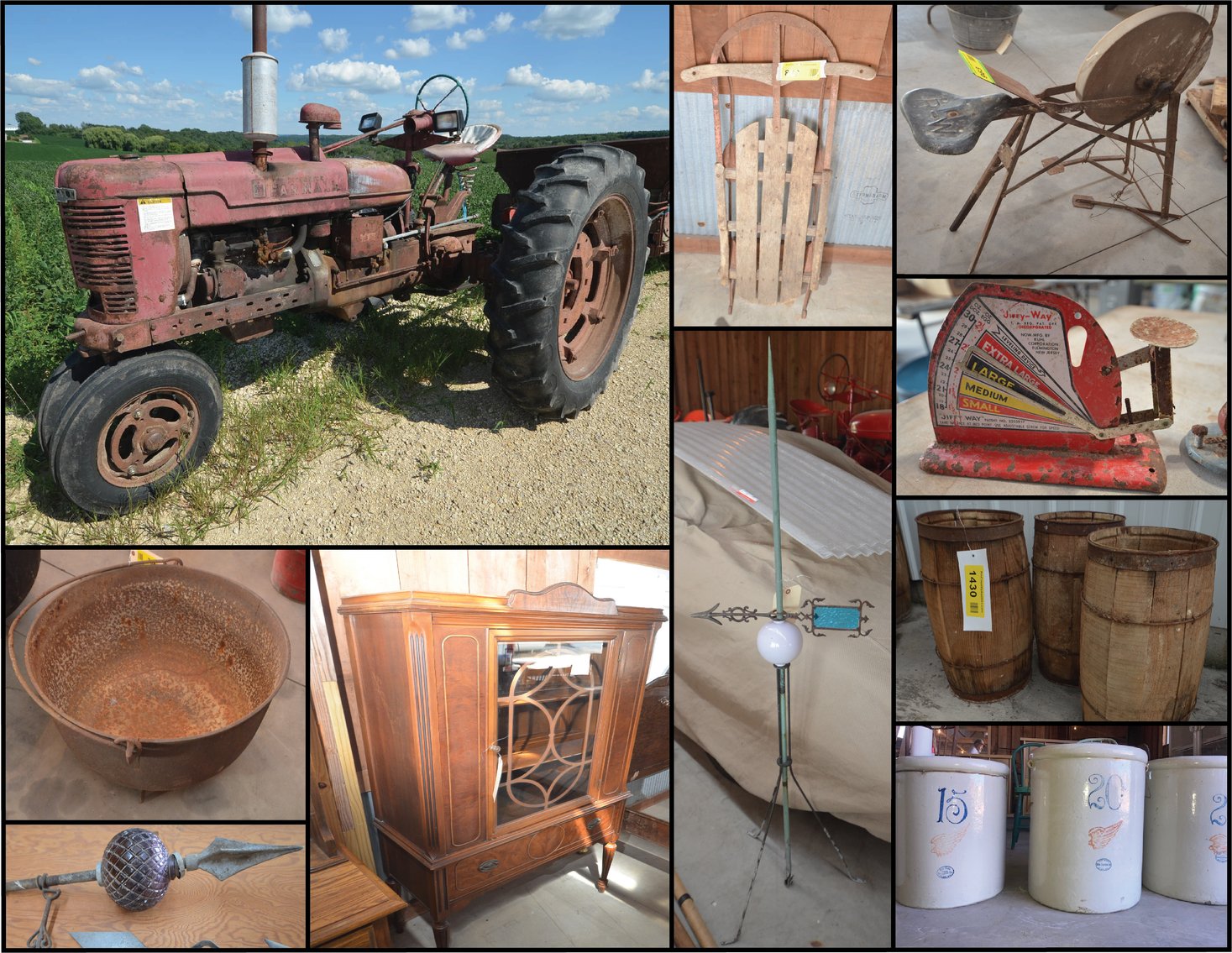 Image for TRACTOR, COLLECTIBLES, CROCKS, FURNITURE, OTHER MISC PROPERTY - Fountain City, WI