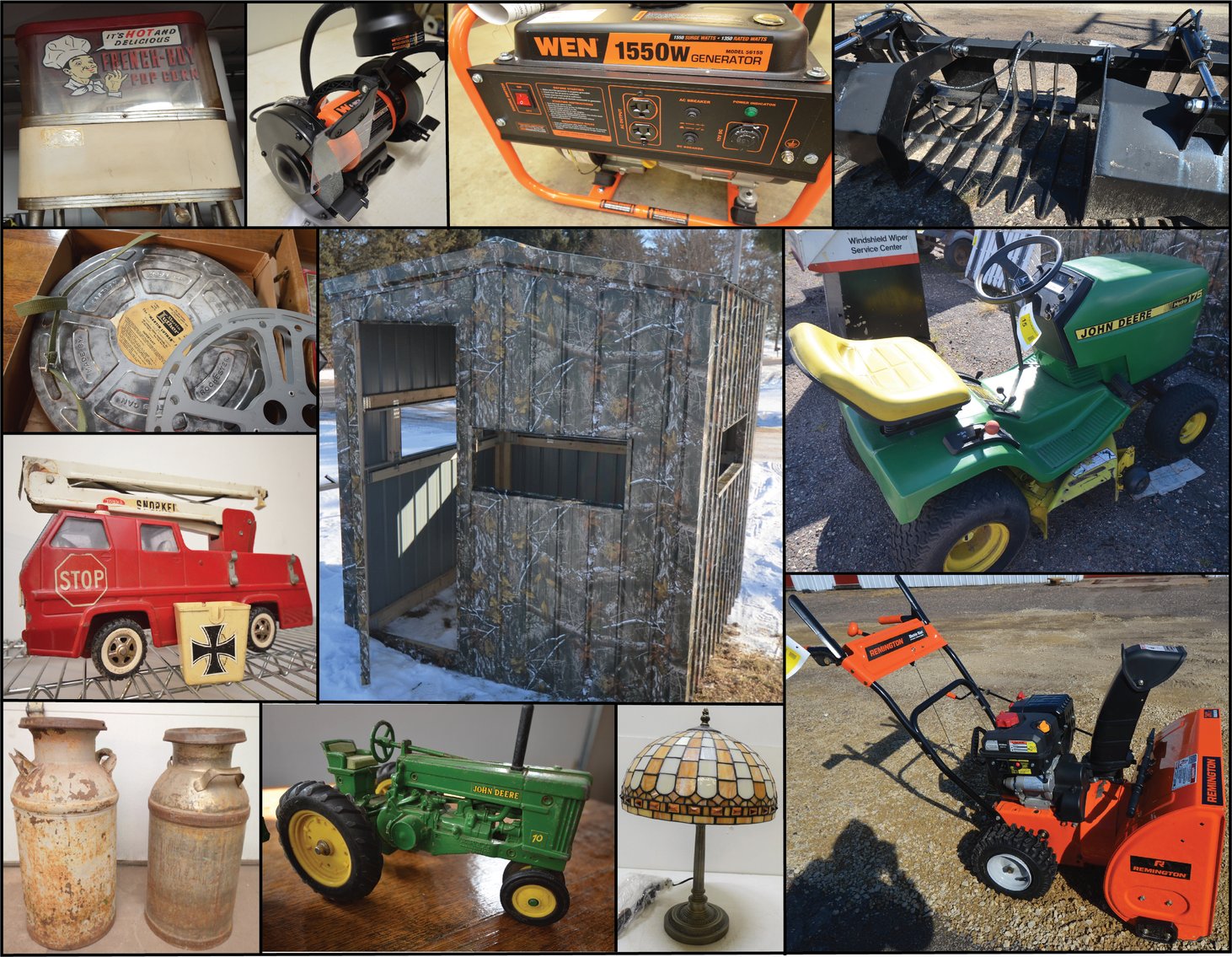 Image for LAWNMOWERS, NEW TOOLS & GAS GENERATORS, LAMPS, HUNTING BLIND, COLLECTIBLES - Mondovi, WI
