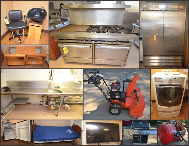 COMMERCIAL KITCHEN EQUIPMENT, MAYTAG WASHERS, FURNITURE, HOSPITAL BEDS AND MORE - Fountain City, WI