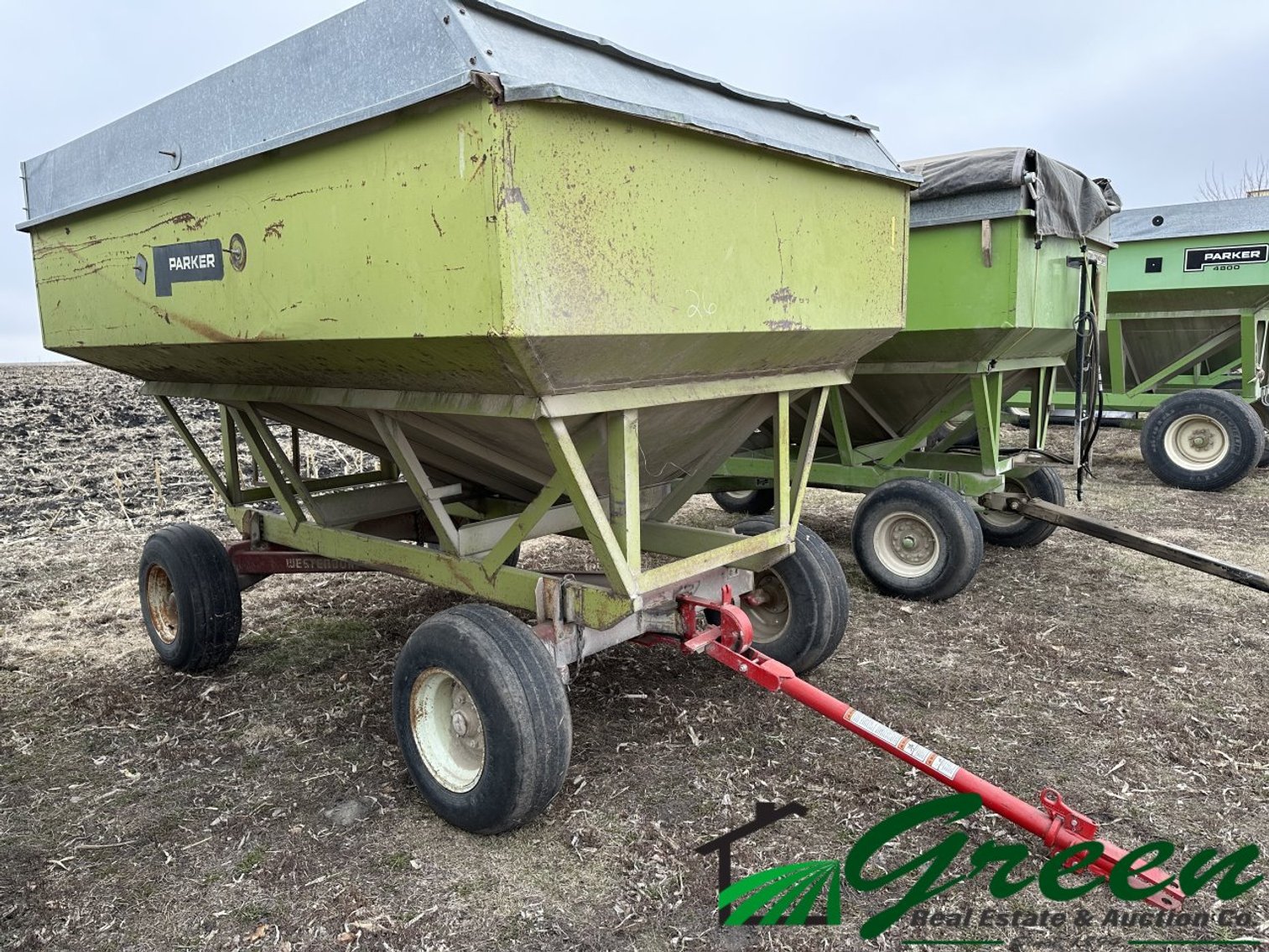 Image for 60x90 building & clean line of farm equipment auction