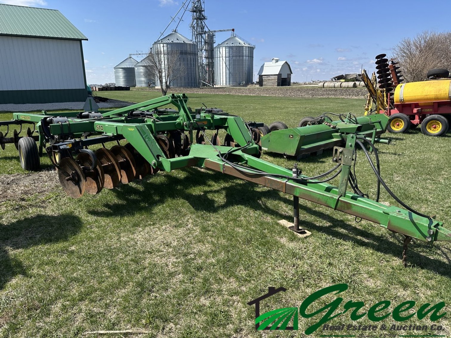 Image for 60x90 building & clean line of farm equipment auction