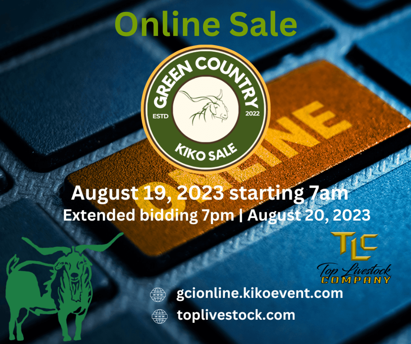 Image for 2023 Green Country- Online Sale