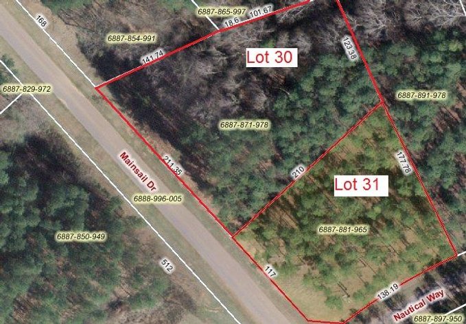 Image for Five Bank Owned Lake Community Lots in Greenwood, SC (Greenwood County)