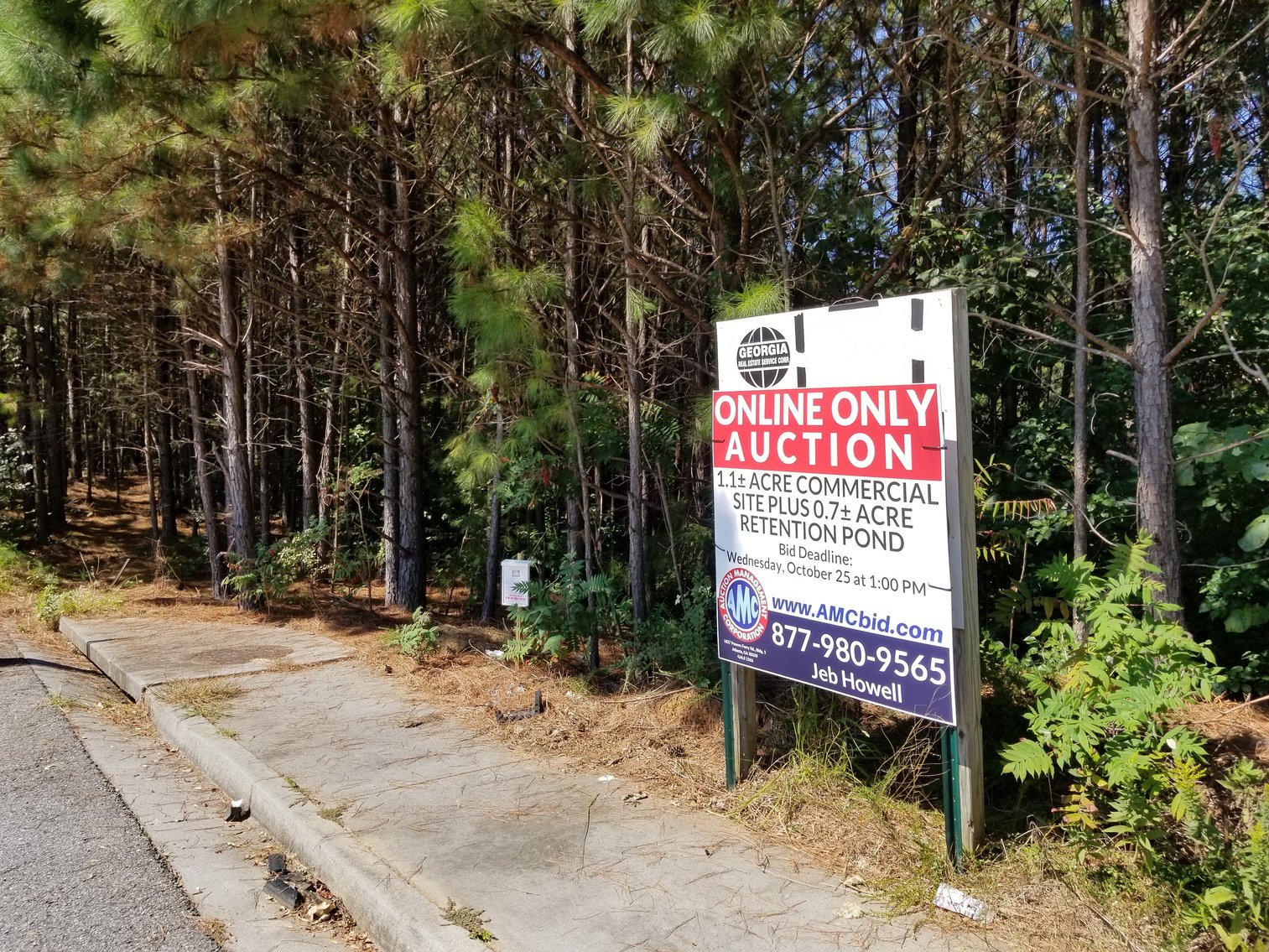 Image for 1.1 ± Acre Commercial Site Plus .7 Acre Retention Pond in Kennesaw, GA (Cobb County) - NOW SELLING ABSOLUTE!