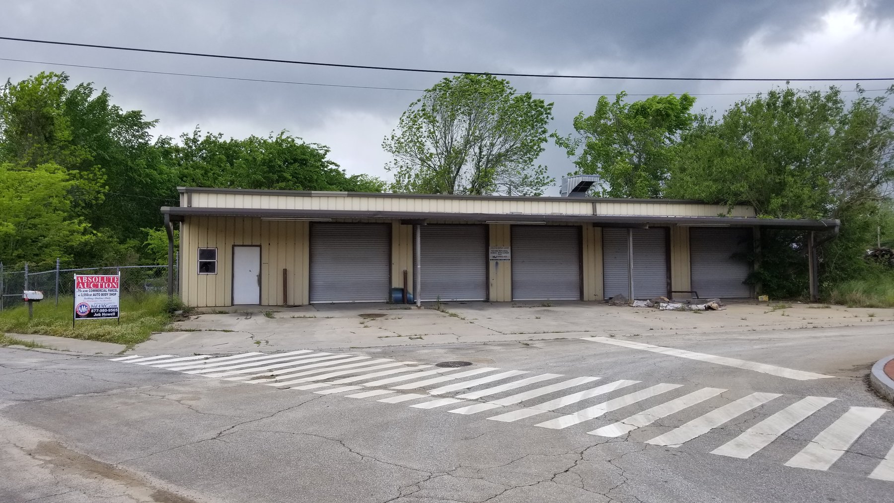Image for #107: Former Body Shop on .75± Acre Lot at 121 Drayton Alley, Montezuma GA 31063 (Macon County)