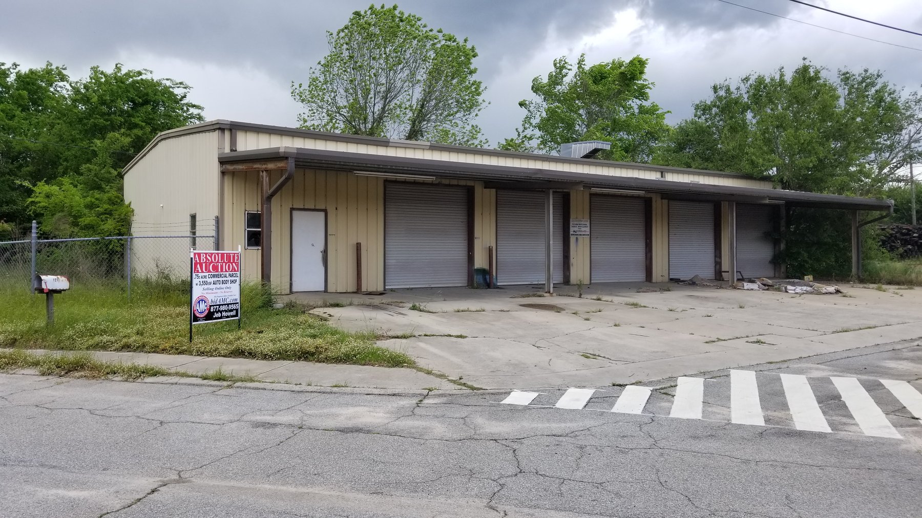 Image for #107: Former Body Shop on .75± Acre Lot at 121 Drayton Alley, Montezuma GA 31063 (Macon County)