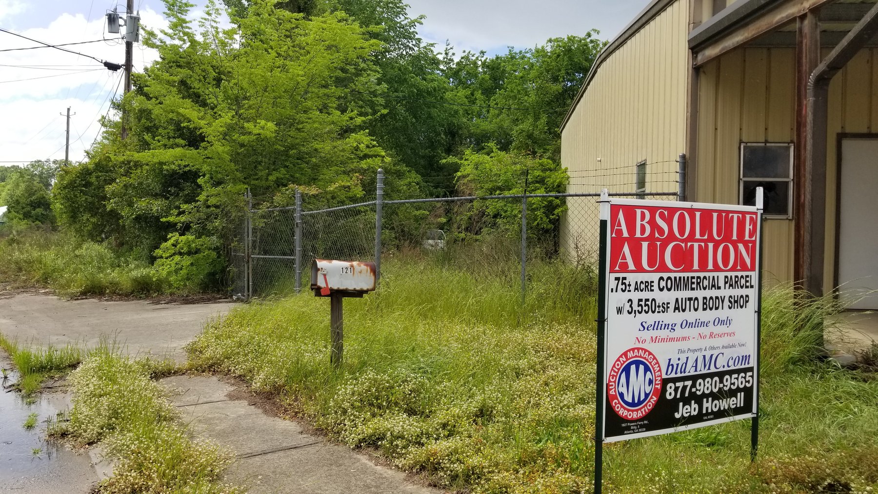 Image for #107: Former Body Shop on .75± Acre Lot at 121 Drayton Alley, Montezuma GA 31063 (Macon County)
