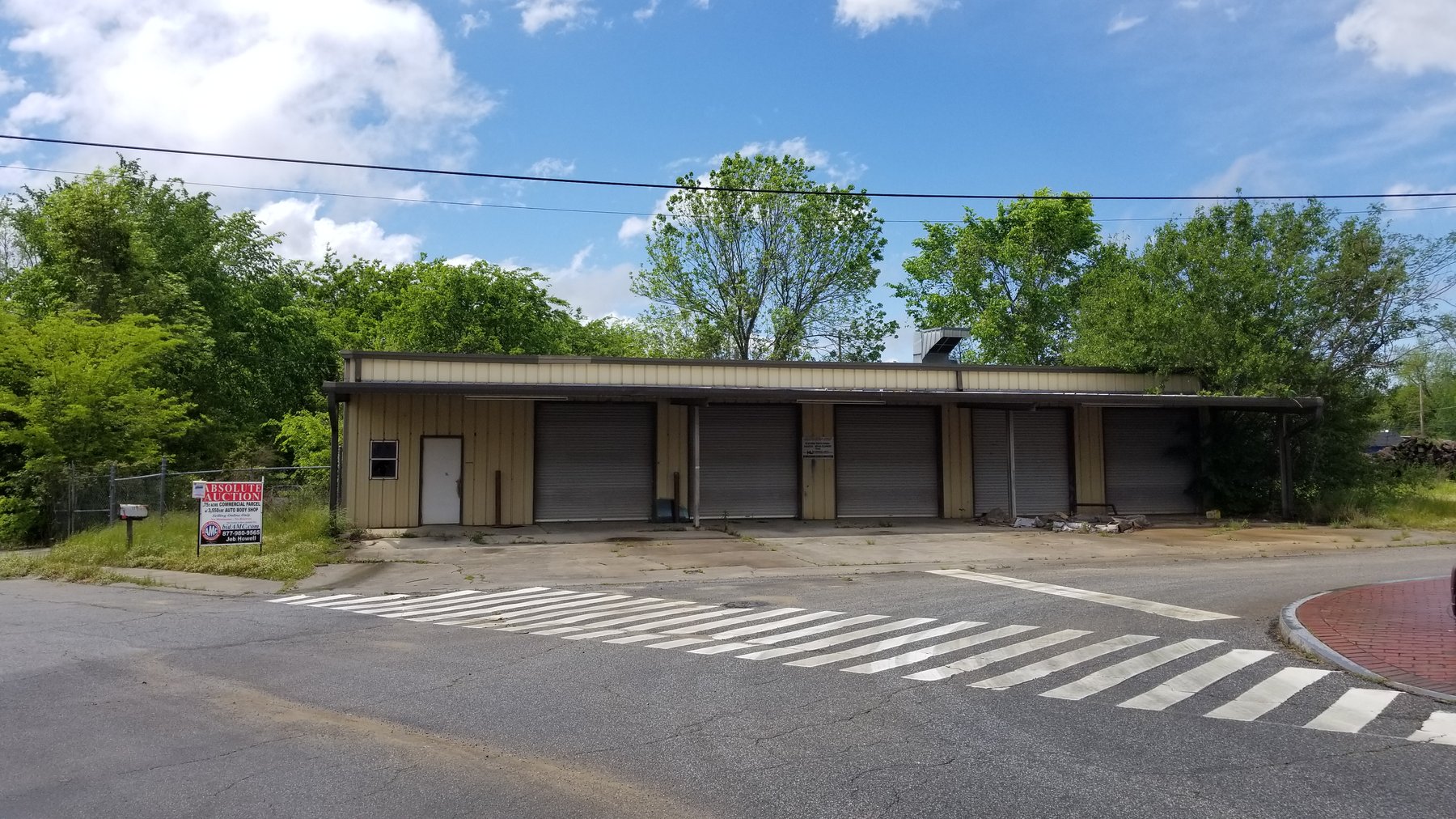 Image for #107: Former Body Shop on .75± Acre Lot at 121 Drayton Alley, Montezuma GA 31063 (Macon County)