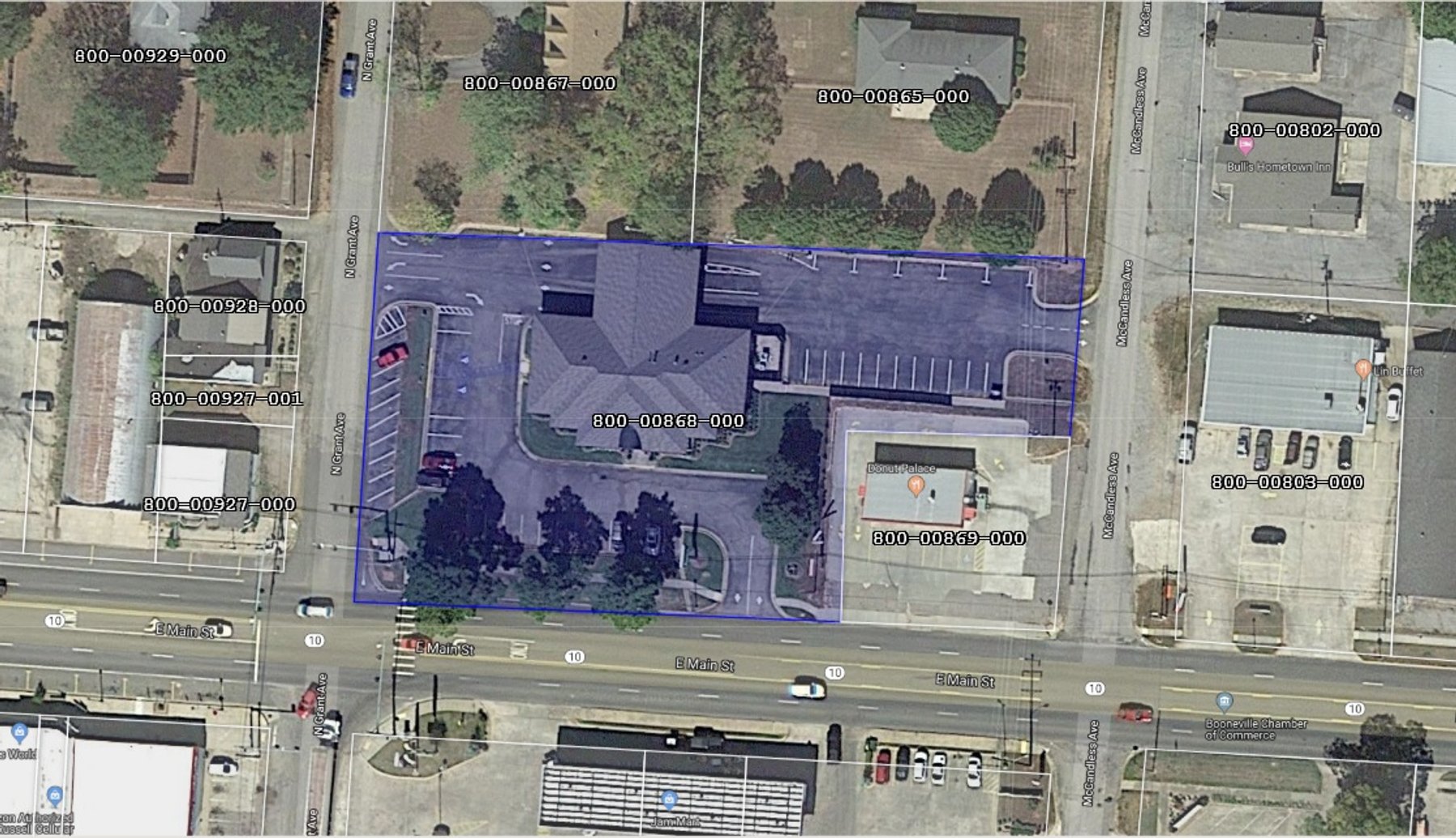 Image for 4,984±SF Former Bank Branch on 1.2± Acres at 127 E Main St, Booneville, AR 72927 (Logan County)