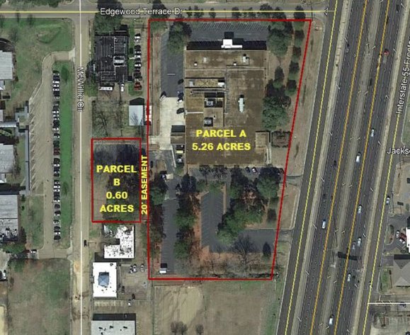 Image for Jackson MS: 56,900±SF Former Bank Operations Center on 5.72± Acres at 4855 I-55 N, Jackson MS 39206 (Hinds County)