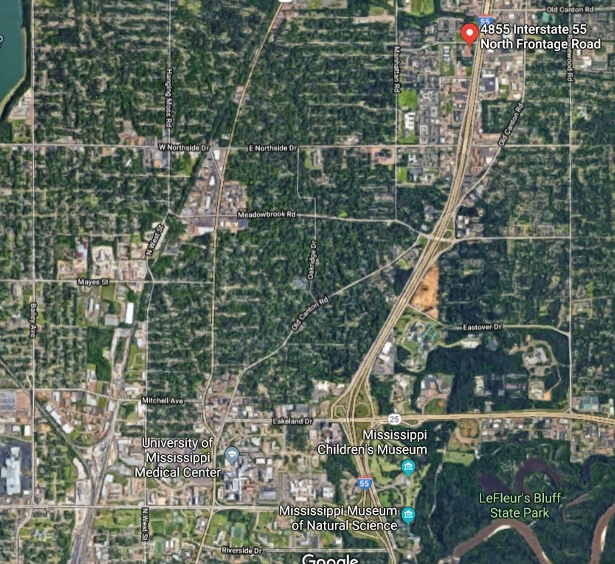 Image for Jackson MS: 56,900±SF Former Bank Operations Center on 5.72± Acres at 4855 I-55 N, Jackson MS 39206 (Hinds County)