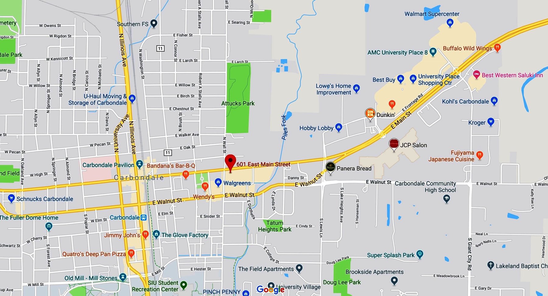 Image for Carbondale, IL: 7,384±SF Footprint Former Bank Branch on 1.15± Acres at 601 E. Main Street, Carbondale, IL 62901 (Jackson County)