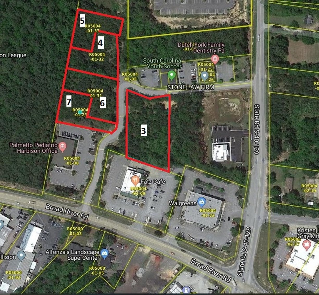Image for Irmo, SC: 5 Development Parcels on 3.06+ Acres at 7448 Broad River Rd., Irmo, SC 29063 (Richland County)