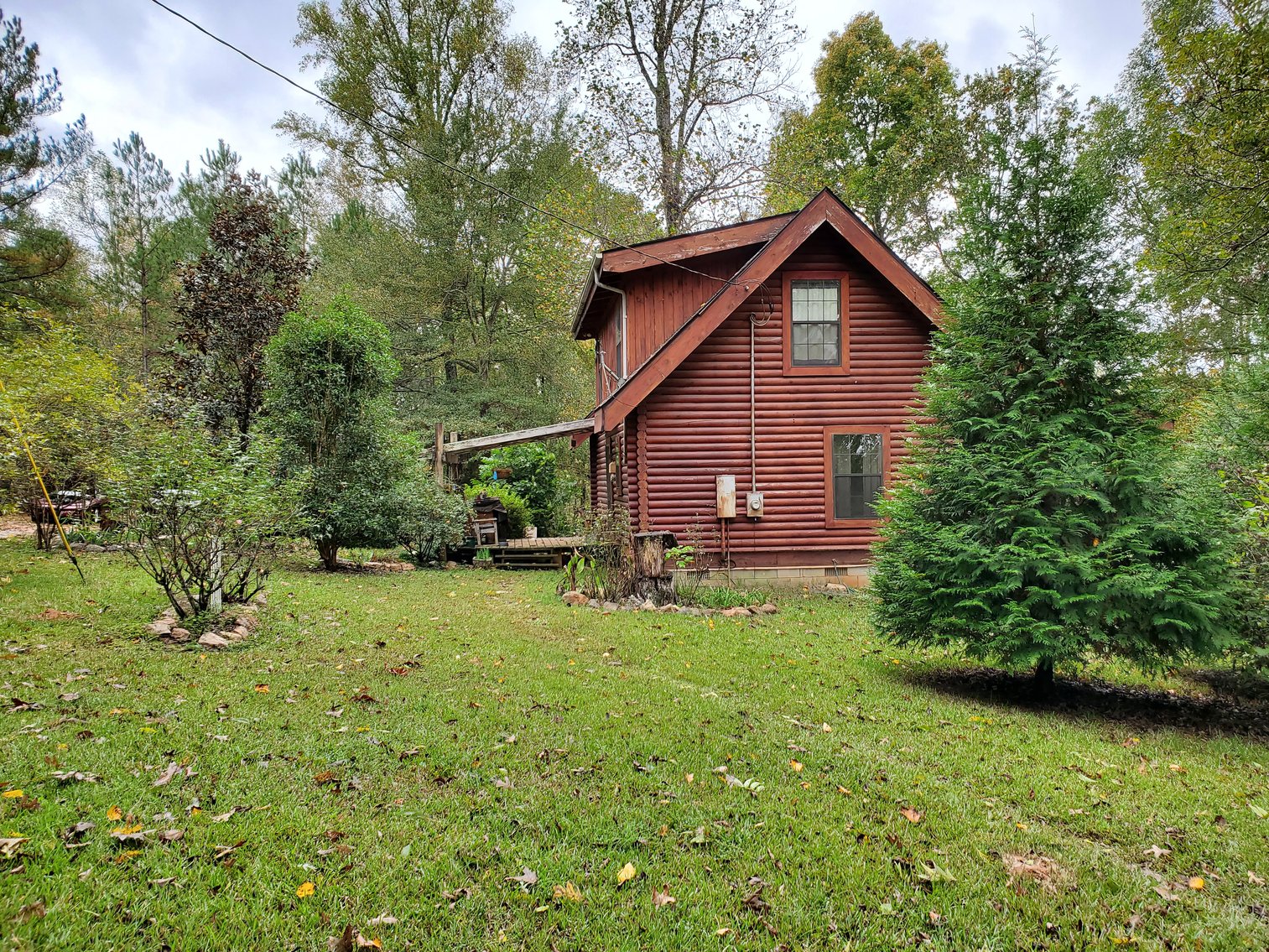 Image for Warm Springs, GA: 3BR/1BA Restored Farmhouse and 2BR/1.5BA Custom Log Cabin on 68.4± Acres at 1101 & 1103 Hudson Rd, Warm Springs, GA 30084  (Meriwether County)