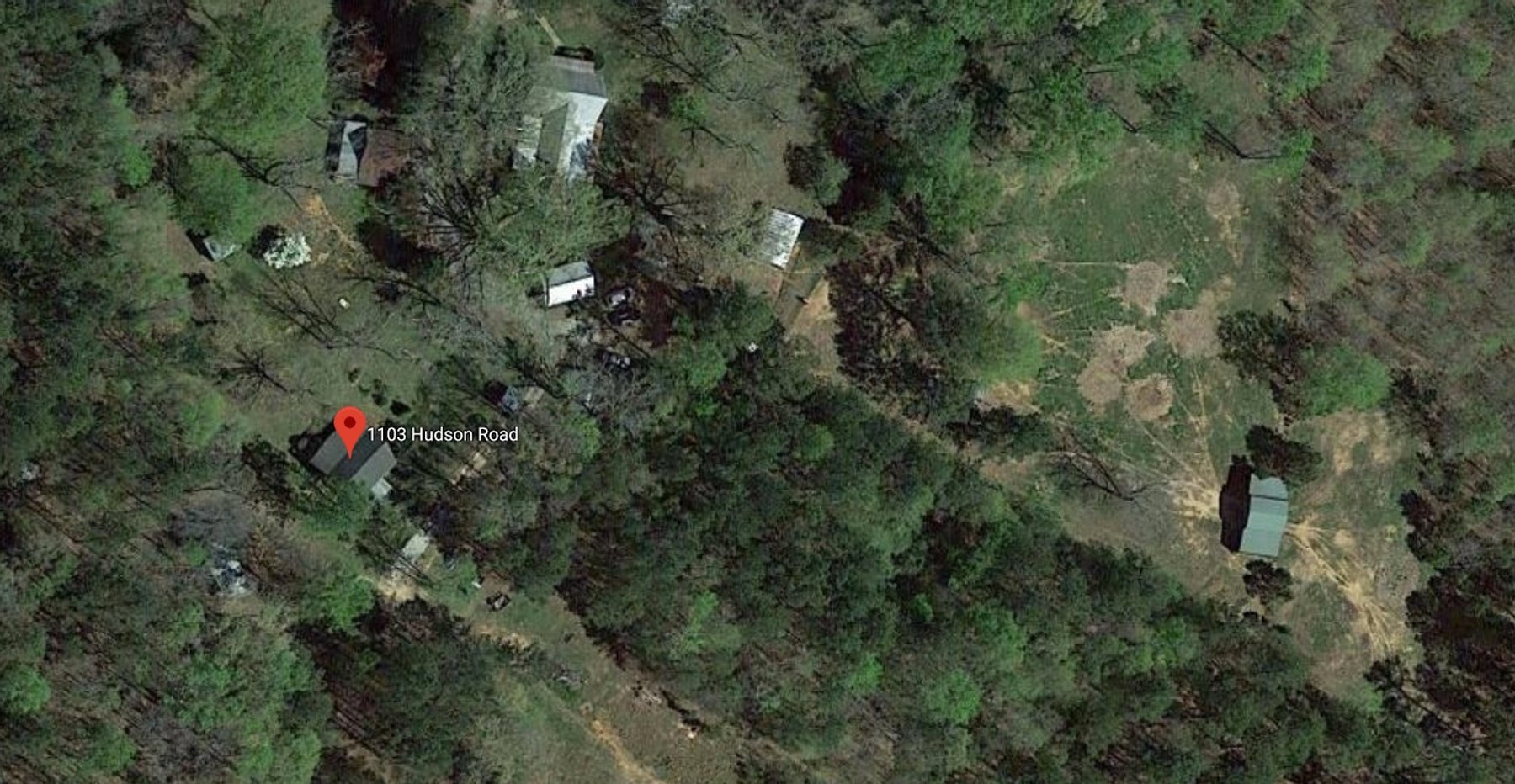 Image for Warm Springs, GA: 3BR/1BA Restored Farmhouse and 2BR/1.5BA Custom Log Cabin on 68.4± Acres at 1101 & 1103 Hudson Rd, Warm Springs, GA 30084  (Meriwether County)