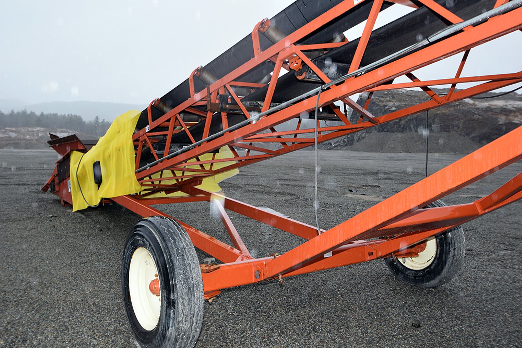 Image for Superior Industries, 36” x 50’ Portable, Radial Stacking Conveyor