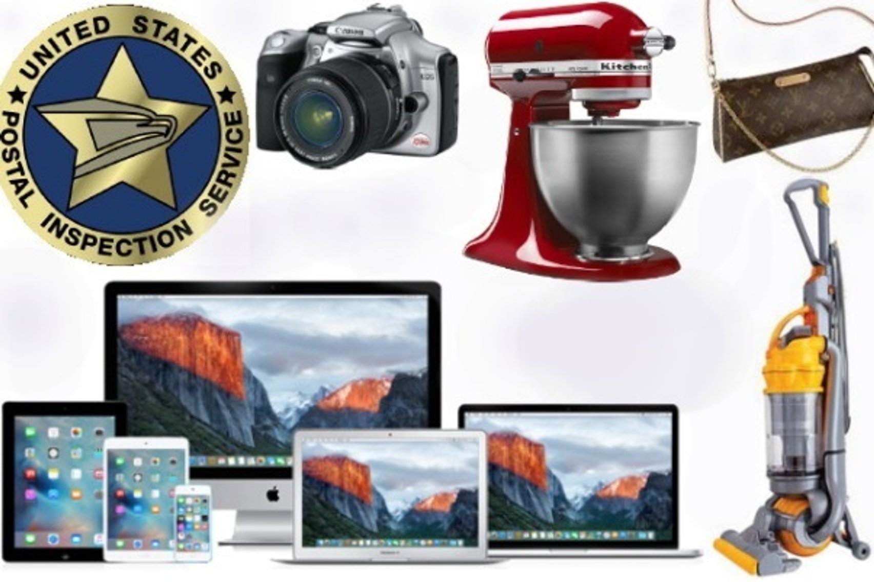 Image for US Postal Inspector's Office - Seized Consumer Goods