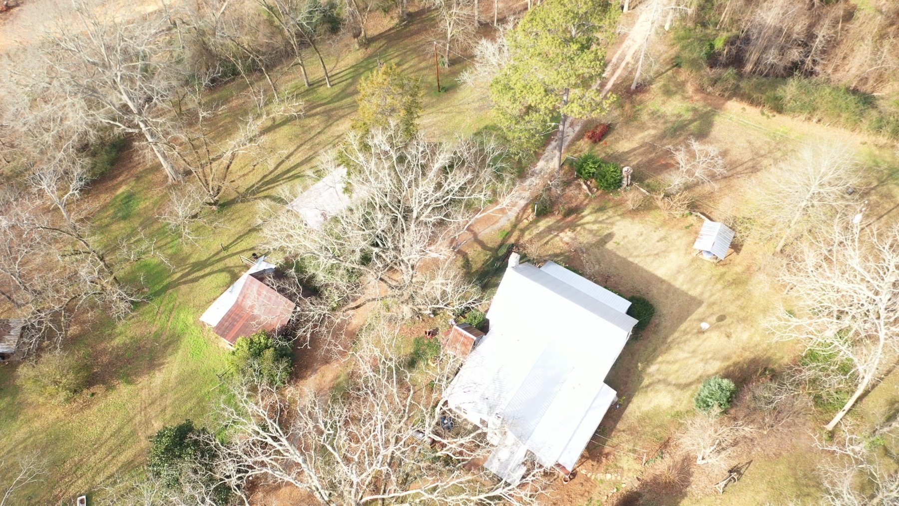 Image for Warm Springs, GA: 3BR/1BA Restored Farmhouse and 2BR/1.5BA Custom Log Cabin on 68.4± Acres at 1101 & 1103 Hudson Rd, Warm Springs, GA 30084  (Meriwether County)