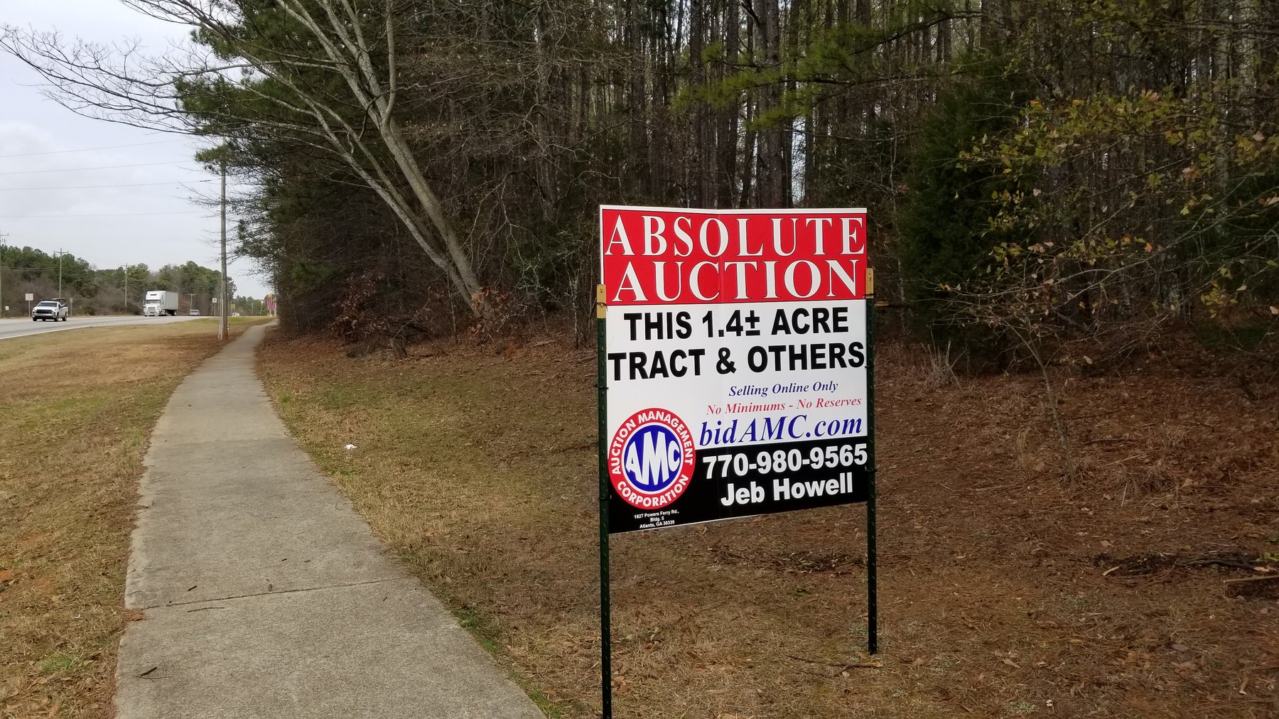 Image for SOLD PRIOR TO AUCTION - Palmetto, GA: 1.39 Acre Tract on Cascade Palmetto Hwy in Palmetto, GA 30268 (Fulton County)