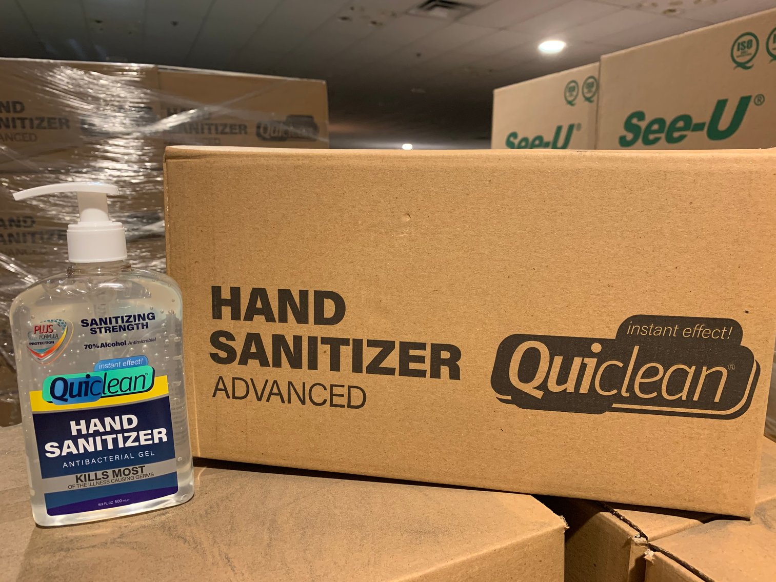 Image for Scott Bath Tissue, Quiclean Hand Sanitizer, PPE & Rose Scented Cleaning Wipes