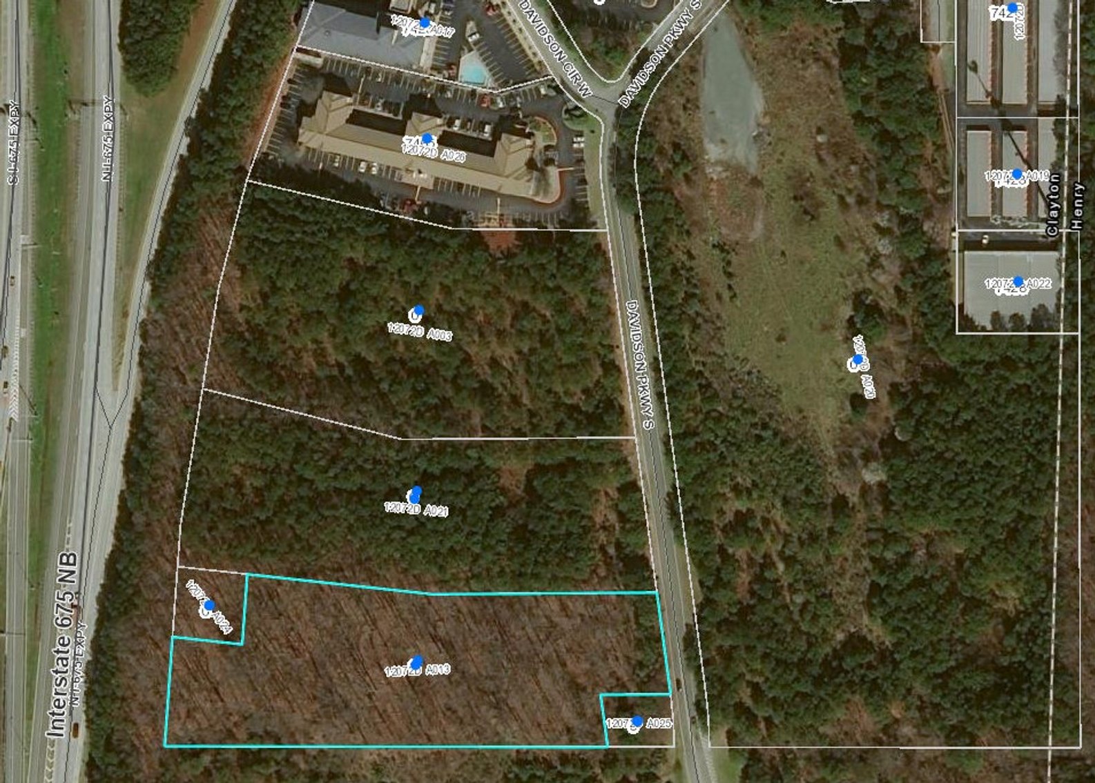 Image for Property #301: Stockbridge, GA: 3.2± Acre Commercial Lot at Davidson Parkway, Stockbridge, GA 30281 (Clayton County)