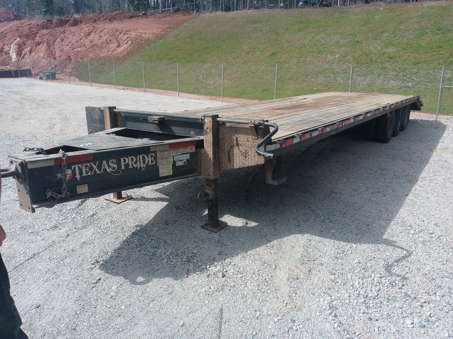 Image for LaGrange, GA: 2018 TEXAS PRIDE 30’ Pintle Hitch Tri-Axle Equipment Trailer