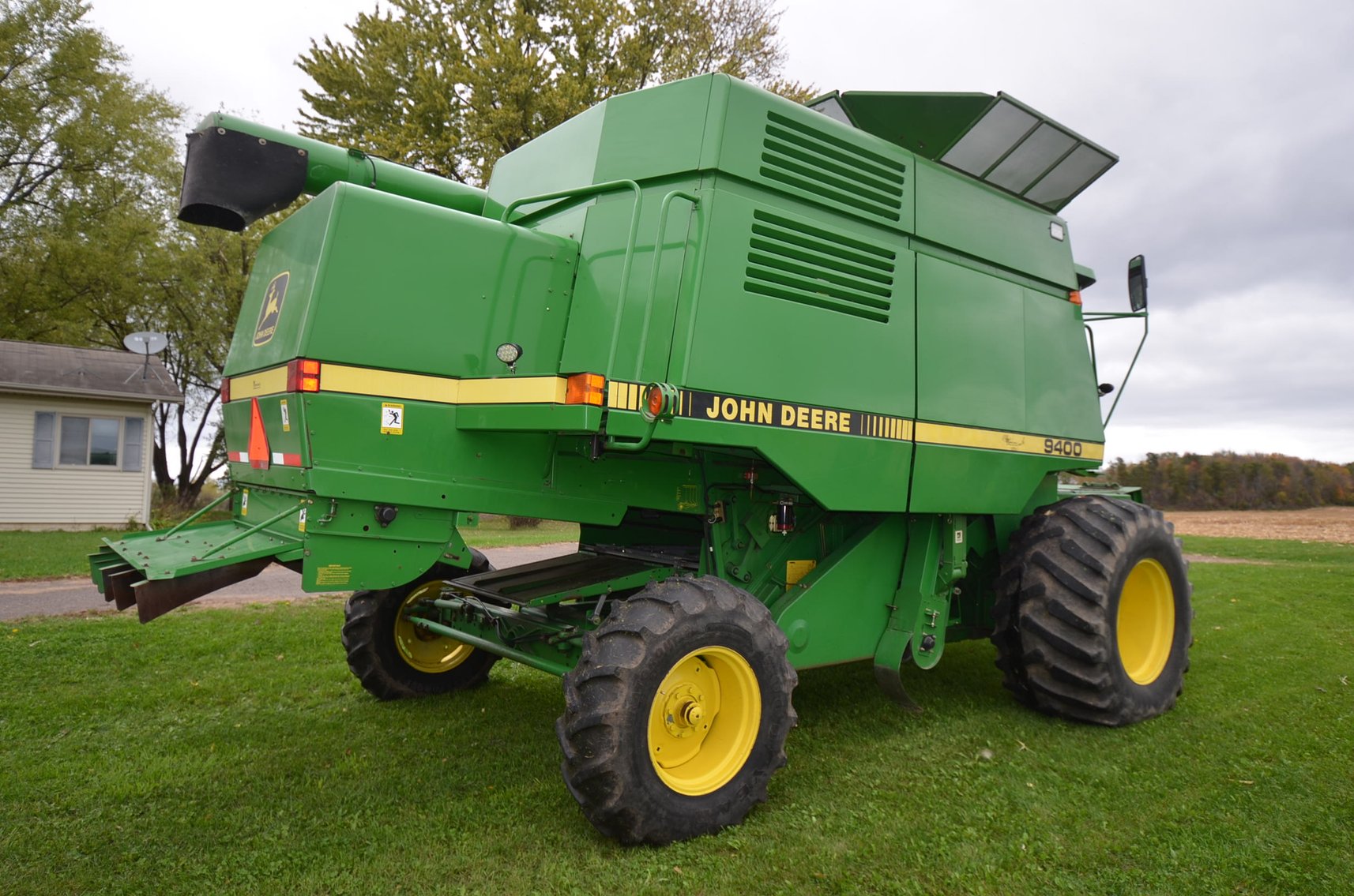 Image for JD 9400 COMBINE, JD 4250 TRACTOR, AND JD FARM EQUIPMENT