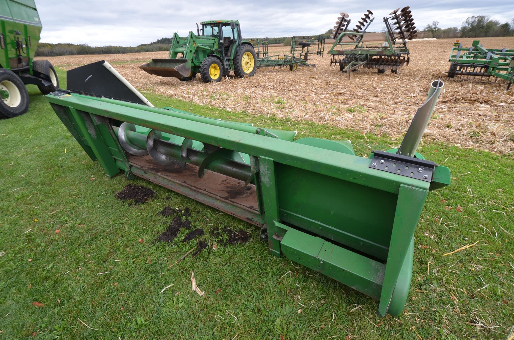 Image for JD 9400 COMBINE, JD 4250 TRACTOR, AND JD FARM EQUIPMENT