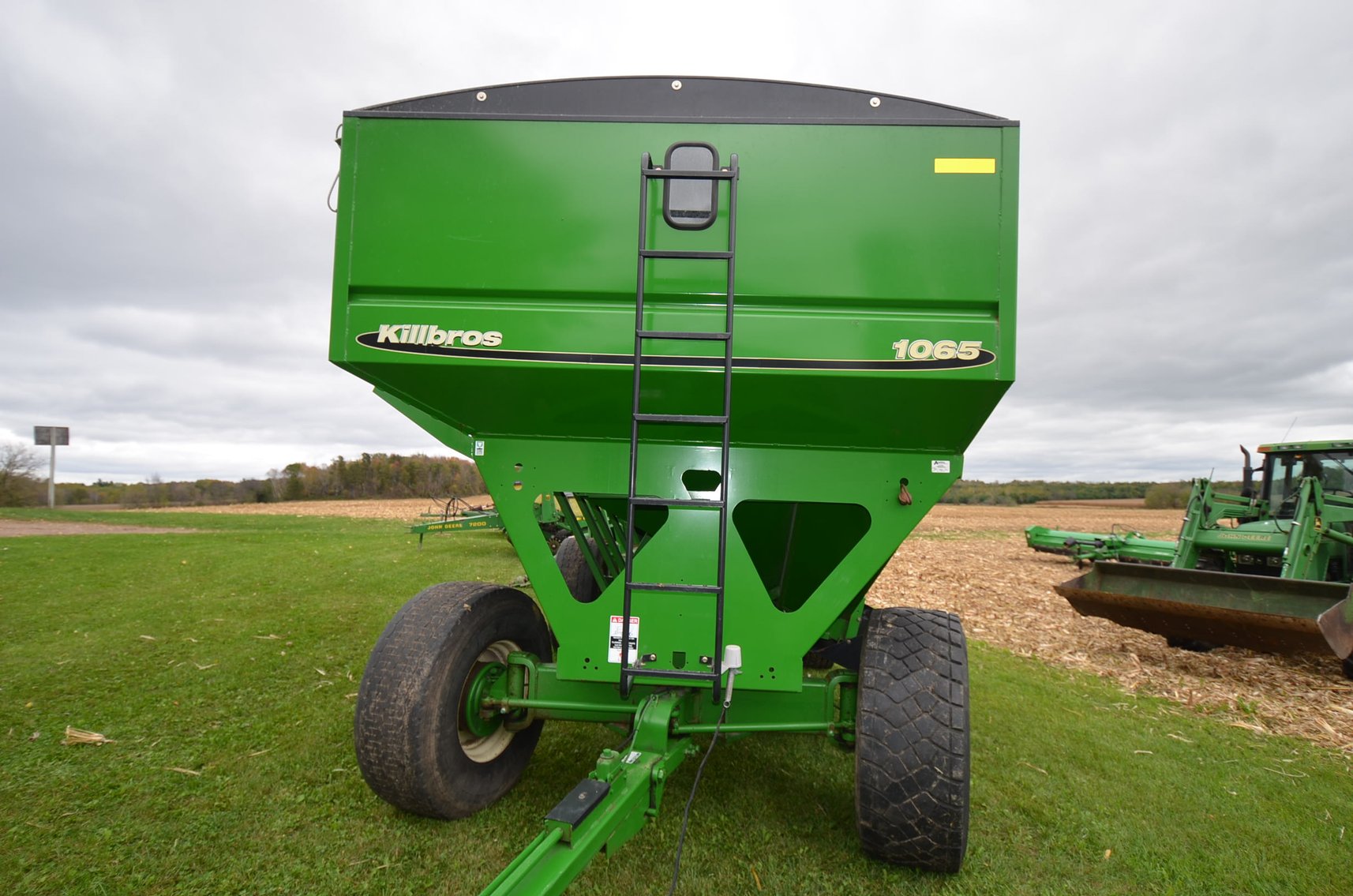 Image for JD 9400 COMBINE, JD 4250 TRACTOR, AND JD FARM EQUIPMENT