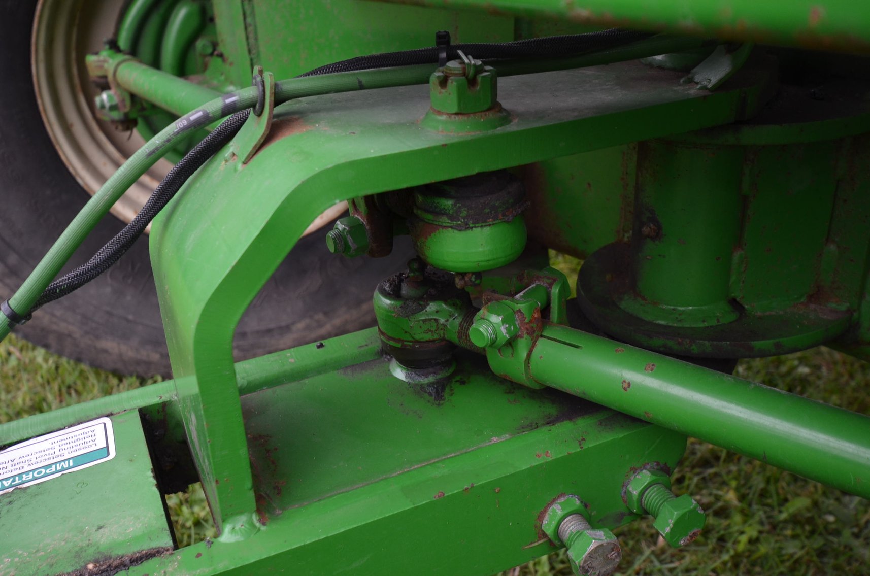 Image for JD 9400 COMBINE, JD 4250 TRACTOR, AND JD FARM EQUIPMENT