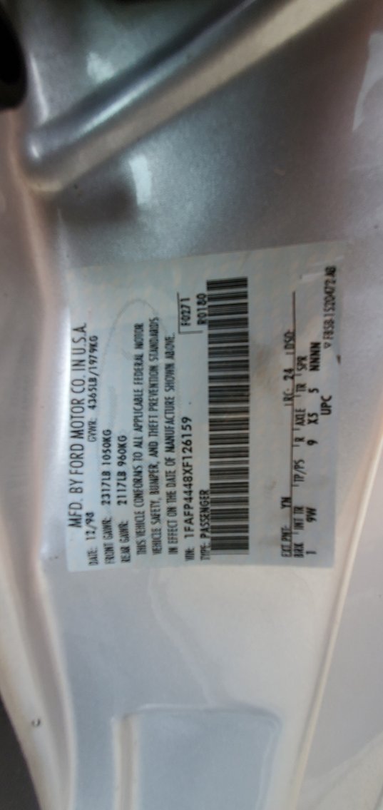 Image for 1999 Ford Mustang Convertible