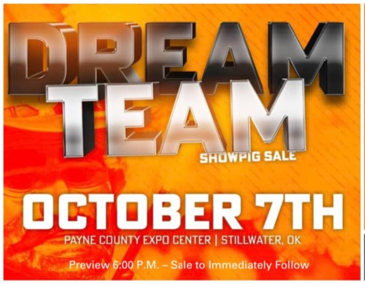 Image for Dream Team Showpig Sale