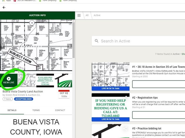 Image for Buena Vista County Land Auction!